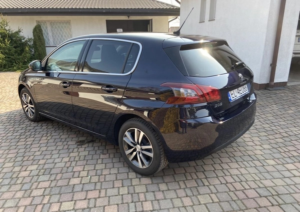 Peugeot 308 cena 54900 przebieg: 61000, rok produkcji 2019 z Łódź małe 781